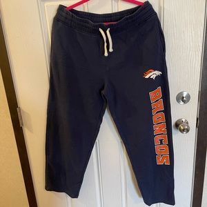 NFL Denver Broncos Sweatpants with drawstring waist size M